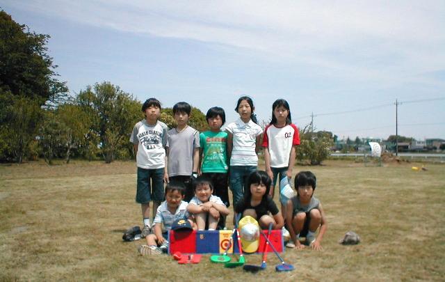 金杉小学校のスナッグゴルフチーム